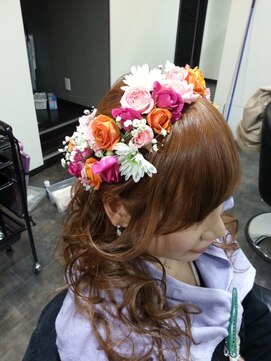 ヴィダ クリエイティブ ヘアーサロン(Vida creative hair salon) ♪生花♪かんむりセット