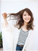 10代20代30代40代ゆるふわセミディナチュラルブラウン大人可愛い