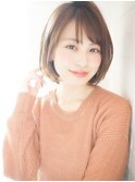 ひし形シルエットの小顔ボブ★