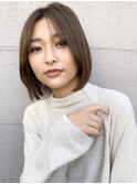 【mee.】ハセガワヒトシ ツヤ髪ストレートミディアム☆表参道