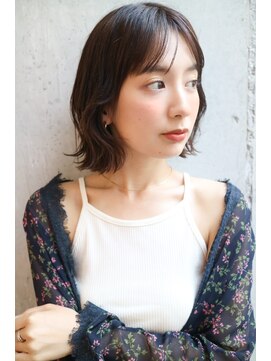 ダヴィン 中目黒(DaVin) 【DaVin中目黒】外ハネボブ　くすみカラー　艶カラー