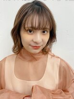 ベイルーム(BAYROOM by HONEY omotesando)&nbsp;【BAYROOM横浜】ワイドバングカールボブ×ラテベージュ