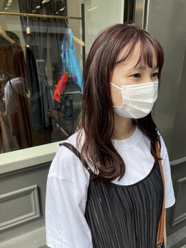 ヘアーアイスカルテット(HAIR ICI QUARTET) ロング　×  コーラル