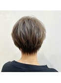 八戸 ふんわり ショート アッシュベージュ 20代 30代 40代