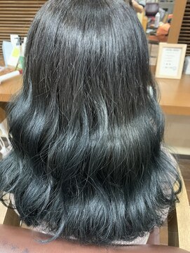 プレッソヘアー Presso hair ブリーチ無し　ブルーカラー
