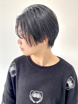 フォーク FOLK 【FOLK】透明感ブルーブラック☆似合わせハンサムショート♪