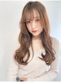 大人可愛いロングヘア