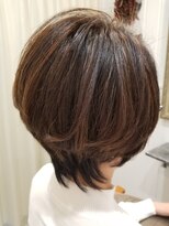 ロアールメイ(LOAOL mei)&nbsp;襟足のクセが強い人でも大丈夫♪ショートボブ