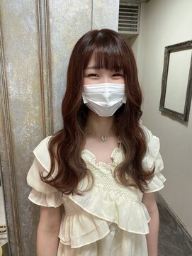 ガルボヘアー 名古屋栄店(garbo hair) #名古屋#栄#プルエクステ#インナーカラー#ベージュ#波巻き