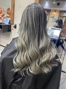 サニー 渋谷(SUNNY) グレーベージュニュアンスカラーアッシュミルクティー