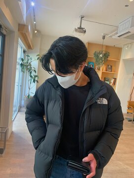 モーブ 代官山(mauve) こだわりの顔周りカット×ニュアンスパーマ