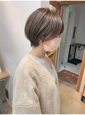 @thisiskaito表参道原宿/ショートヘア/ショートボブ/グレージュ