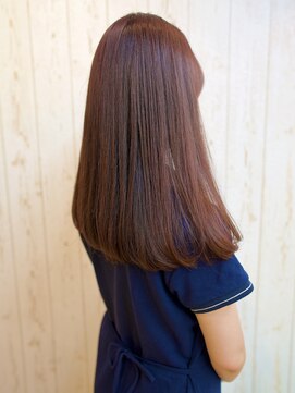 ビューティライブラリヘアラボサロン(BEAUTY LIBRARY Hair Lab Salon) 髪質改善縮毛矯正イルミナカラーサンセットベージュ