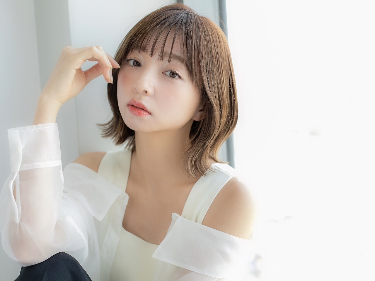 【発色.持ち抜群◎】透明感カラー+プチケアトリートメント