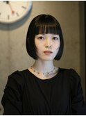 黒髪ボブ