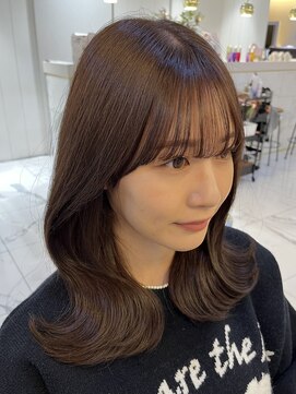 リー 四ツ橋(Lee) 【kanna】コテ巻き風パーマ