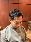 銀座 床屋 メンズカット メンズパーマ アップバング