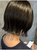 切りっぱなしボブ