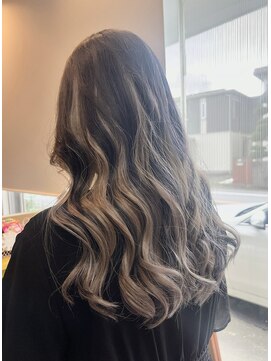 リン(Lin.) アンブレラカラー×グレージュ