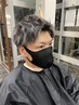 カット+ハイライト+ベースカラー+色のせトナー　☆￥18000