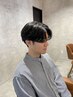 【犬飼指名/メンズコース】カット×スパシャンプー×眉カット￥7,500→