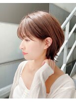 エマ ギンザ(EMMA GINZA)&nbsp;サイドシルエット　小顔見せショートボブ♪【EMMY】