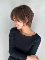 ギークス(GEEKS)&nbsp;【GEEKS渋谷】ナチュラルショートウルフ/20代30代/小顔/冬カラー