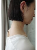 色っぽボブ 切りっぱなしボブ　似合わせカット ミニボブ