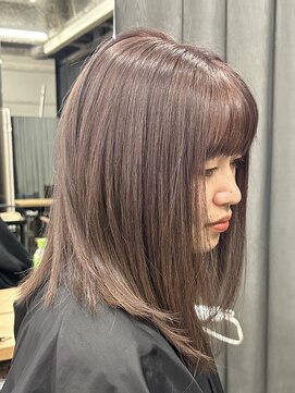 アイシー 表参道(ICY) 【トレンド】ブリーチありラベンダーミルクティーベージュ