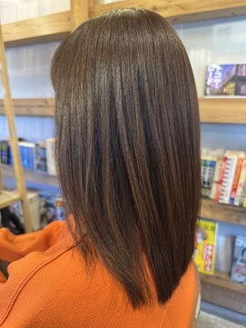 テントヘアー(tent hair) ナチュラルストレート