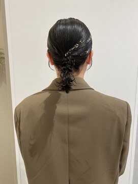 ケンジ 横浜(KENJE) 結べる長さがあればできるタイトヘア