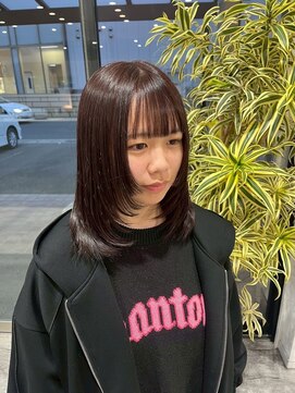 サロンド ベレーザ トータ(salao de beleza tota) 姫カットlayer × Red brown