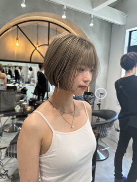 ロンドエニカ 大宮(Lond enika) ミニウルフレイヤーカット顔周りカット前髪カットショート/大宮