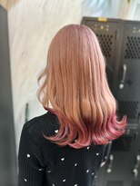 ヴァイス 渋谷店(VAICE)&nbsp;ピンクベージュ/ピンクカラー/裾カラー