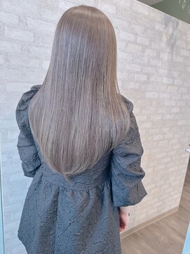 ヘアグレース レフア(hair grace Lehua) ハイライト/グレージュ/ロングスタイル/