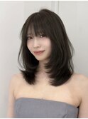 ボブ/レイヤーカット/グレージュカラー/表参道