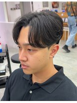 オーシャントーキョー 心斎橋(OCEAN TOKYO WEST) 韓国ショートダウンパーマスポットバング