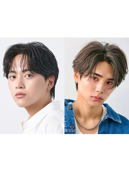 仕事終わりにも来店可能!カット最終平日２０時対応☆[表参道/表参道駅/men's/メンズパーマ/パーマ/眉毛]