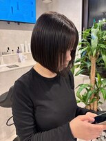 ナイト(KNIGHT)&nbsp;ボブ/前下がりボブ/オリーブカラー