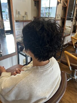 【asobi】ショート×パーマ