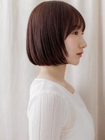 カバーヘア ブリス 上尾西口店(COVER HAIR bliss)&nbsp;ココアラウン姫カットレイヤー切りっぱなしボブY上尾20代30代