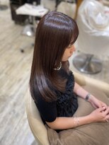 シーループユナイテッドアトリエ(C-LOOP UNITED ATELIER)&nbsp;レイヤーカット×うる艶ベージュ【髪質改善】