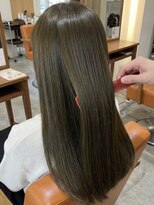 エミュー 大船店(emue) 大船ワンカラーブリーチなしダブルカラーオリーブブラウンカラー