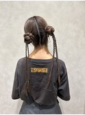 ツインお団子♪