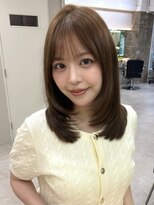 ハニー 町田(HONEY)&nbsp;レイヤーカット/ハッシュカット/ベージュ