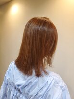 セレスト 心斎橋店(CELESTE)&nbsp;ブリーチなしで叶う圧倒的ツヤ！イノアグレージュカラー×ミディ