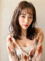 フリップビーアヴェダ(FLIP B AVEDA) 本八幡×ミディアムレイヤー×ゆるウェーブ×オーガニックカラー