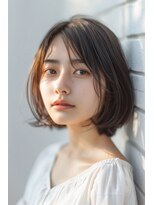 クート アンド シー 東川口(kuto and C) ナチュラルボブ×アッシュベージュ×東川口
