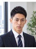 清潔感と男らしさを両立する好印象ビジネスショートヘアスタイル