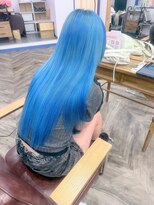 エクステ専門店あるじゃんすー 宇都宮店&nbsp;シアーアクアブルー#シールエクステ#ハッシュカット#韓国#栃木